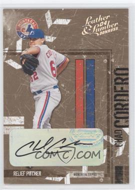 2004 Donruss Leather & Lumber - [Base] - Silver Signatures #85 - Chad Cordero /50