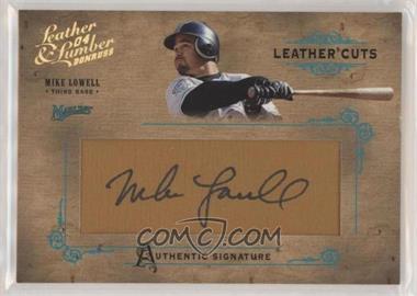 2004 Donruss Leather & Lumber - Leather Cuts - Glove #LC-28 - Mike Lowell /160