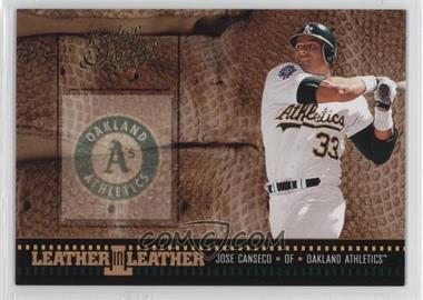 2004 Donruss Leather & Lumber - Leather in Leather #LEL-16 - Jose Canseco /2499