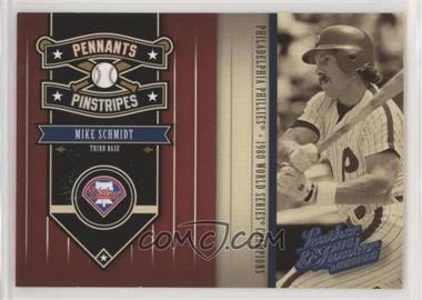 2004 Donruss Leather & Lumber - Pennants/Pinstripes #PP-2 - Mike Schmidt /2499 [Good to VG‑EX]