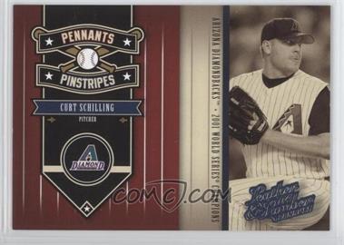 2004 Donruss Leather & Lumber - Pennants/Pinstripes #PP-7 - Curt Schilling /2499