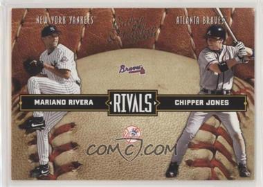 2004 Donruss Leather & Lumber - Rivals #LLR-21 - Mariano Rivera, Chipper Jones /2499