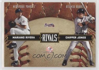 2004 Donruss Leather & Lumber - Rivals #LLR-21 - Mariano Rivera, Chipper Jones /2499