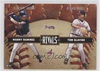 Manny Ramirez, Tom Glavine [Noted] #/2,499