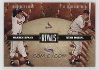 Warren Spahn, Stan Musial #/2,499