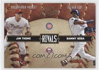 Jim Thome, Sammy Sosa #/2,499