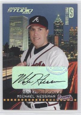 2004 Donruss Studio - [Base] - Private Signings Gold #23 - Mike Hessman /25