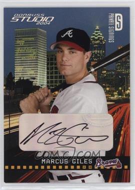 2004 Donruss Studio - [Base] - Private Signings Silver #22 - Marcus Giles /25