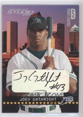 2004 Donruss Studio - [Base] - Private Signings Silver #233 - Joey Gathright /100
