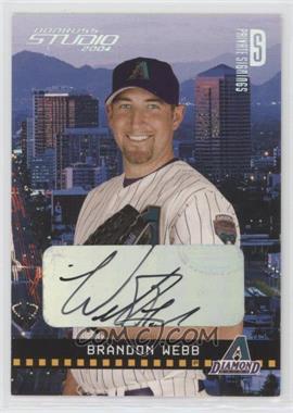 2004 Donruss Studio - [Base] - Private Signings Silver #6 - Brandon Webb /25 [Good to VG‑EX]