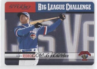 2004 Donruss Studio - Big League Challenge - Die-Cut #BLC-3 - Alex Rodriguez /500