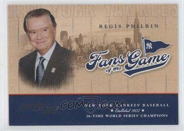 2004 Donruss Studio - Fans of the Game #216FG-1 - Regis Philbin