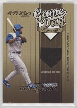 2004 Donruss Studio - Game Day Souvenirs #GD-89 - Carlos Delgado [EX to NM]