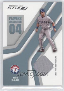 2004 Donruss Studio - Players Collection Relics - Platinum #PC-32 - Hank Blalock /50