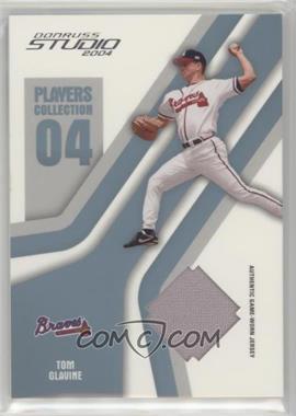 2004 Donruss Studio - Players Collection Relics - Platinum #PC-95 - Tom Glavine /50