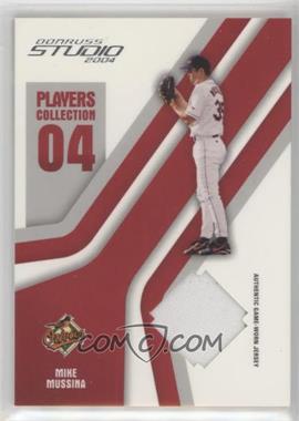 2004 Donruss Studio - Players Collection Relics - Red #PC-60 - Mike Mussina /150