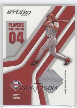 2004 Donruss Studio - Players Collection Relics - Red #PC-86 - Scott Rolen /150