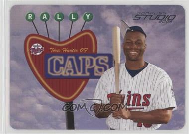 2004 Donruss Studio - Rally Caps - Die-Cut #RC-37 - Torii Hunter /500