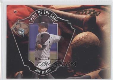 2004 Donruss Studio - Spirit of the Game - Gold #SOG-14 - Josh Beckett /499