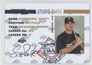 2004 Donruss Studio - Studio Stars #SS-46 - Scott Podsednik