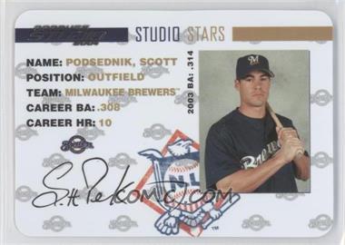 2004 Donruss Studio - Studio Stars #SS-46 - Scott Podsednik