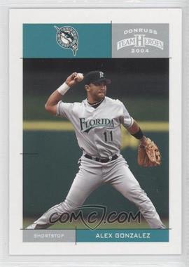 2004 Donruss Team Heroes - [Base] #165 - Alex Gonzalez