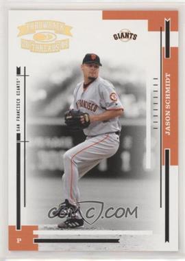 2004 Donruss Throwback Threads - [Base] - Gold Proof #166 - Jason Schmidt /100