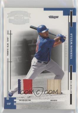 2004 Donruss Throwback Threads - [Base] - Material Combo Prime #200 - Vernon Wells /5