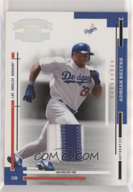 2004 Donruss Throwback Threads - [Base] - Material Prime #97 - Adrian Beltre /25