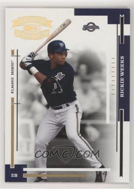 2004 Donruss Throwback Threads - [Base] - Silver Proof #108 - Rickie Weeks /100