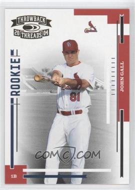 2004 Donruss Throwback Threads - [Base] #227 - John Gall /1000