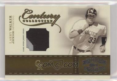 2004 Donruss Throwback Threads - Century Collection Material - Prime #CC-49 - Larry Walker /25 [EX to NM]