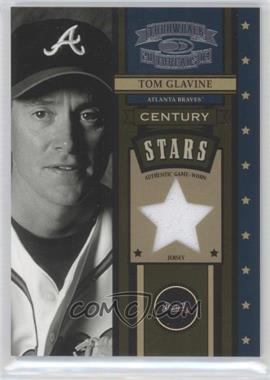 2004 Donruss Throwback Threads - Century Stars - Jersey #CS-56 - Tom Glavine /50