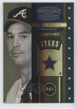 2004 Donruss Throwback Threads - Century Stars - Spectrum #CS-21 - Greg Maddux /100