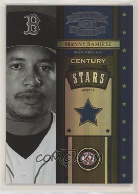 2004 Donruss Throwback Threads - Century Stars - Spectrum #CS-30 - Manny Ramirez /100