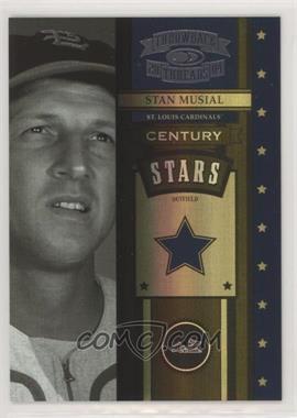 2004 Donruss Throwback Threads - Century Stars - Spectrum #CS-53 - Stan Musial /100