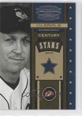 2004 Donruss Throwback Threads - Century Stars #CS-9 - Cal Ripken Jr. /1500