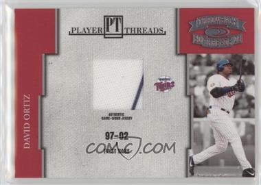 2004 Donruss Throwback Threads - Player Threads #PT-18 - David Ortiz /250