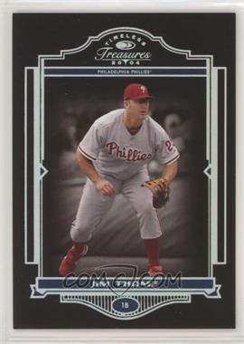 2004 Donruss Timeless Treasures - [Base] - Silver #43 - Jim Thome /25 [Noted]