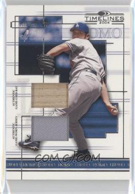 2004 Donruss Timelines - [Base] - Combo Materials #20 - Hideo Nomo /125