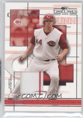 2004 Donruss Timelines - [Base] - Materials #1 - Adam Dunn