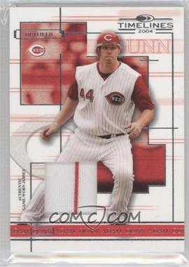 2004 Donruss Timelines - [Base] - Materials #1 - Adam Dunn