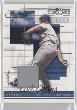 2004 Donruss Timelines - [Base] - Materials #20 - Hideo Nomo