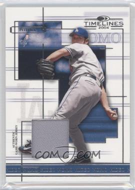 2004 Donruss Timelines - [Base] - Materials #20 - Hideo Nomo