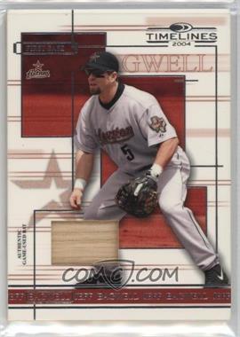 2004 Donruss Timelines - [Base] - Materials #24 - Jeff Bagwell