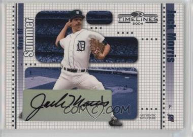 2004 Donruss Timelines - Boys of Summer - Autographs #22 - Jack Morris