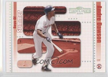 2004 Donruss Timelines - Boys of Summer - Silver #3 - Andre Dawson /100