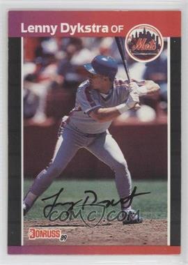 2004 Donruss Timelines - Recollection Collection Buyback Autographs #LD89 - Lenny Dykstra (No * After Denotes) /71