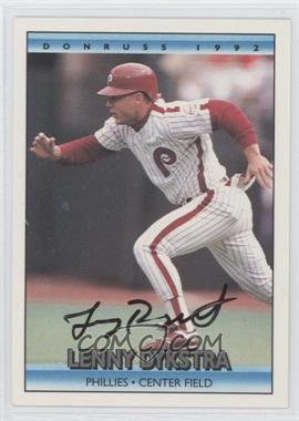 2004 Donruss Timelines - Recollection Collection Buyback Autographs #LD92 - Lenny Dykstra /64