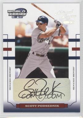 2004 Donruss World Series - [Base] - Autographs #WS-102 - Scott Podsednik /25